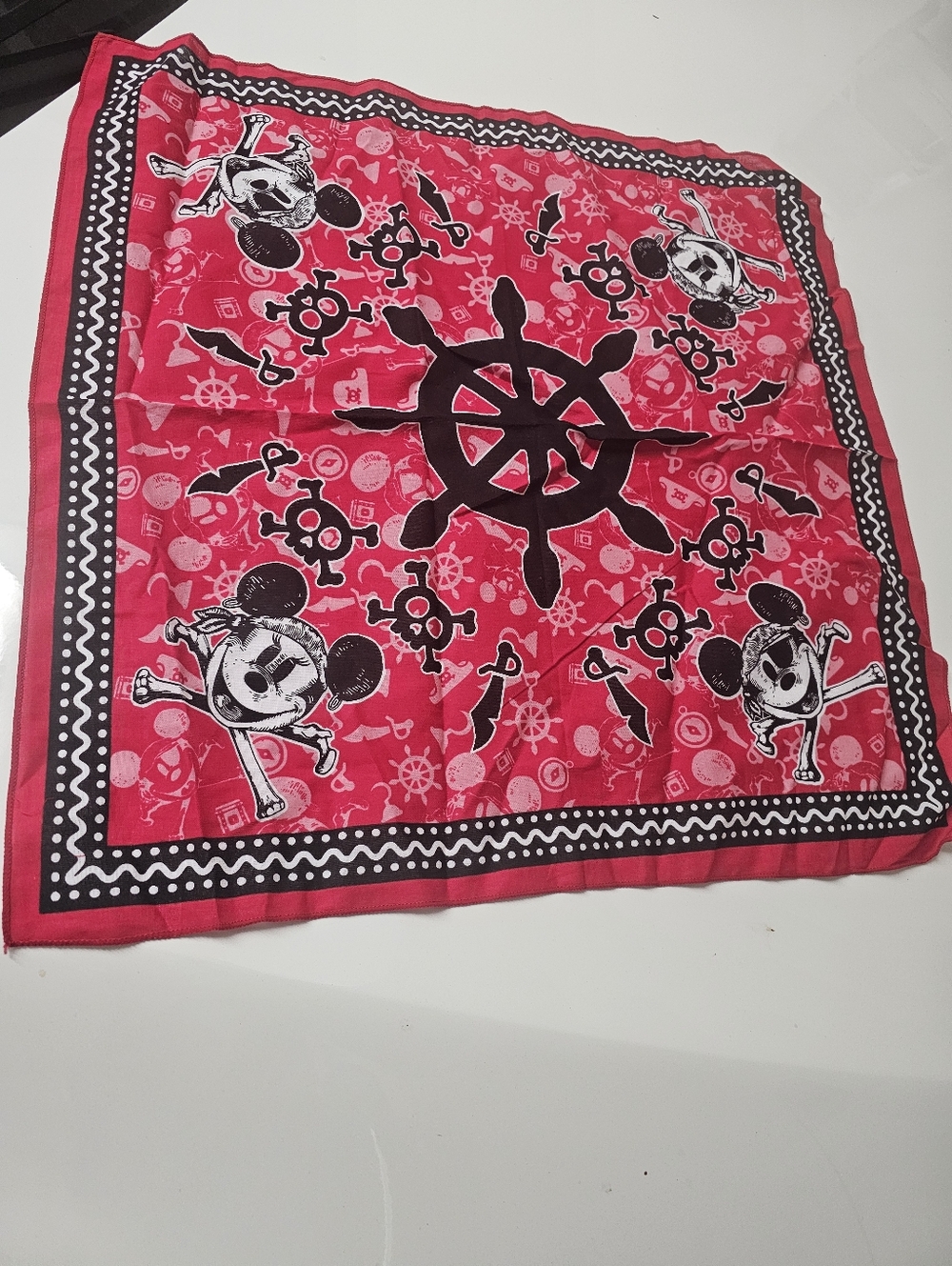 3 Disney Cruise Exclusive Collectable Skull & Wheel Pirate Bandanas